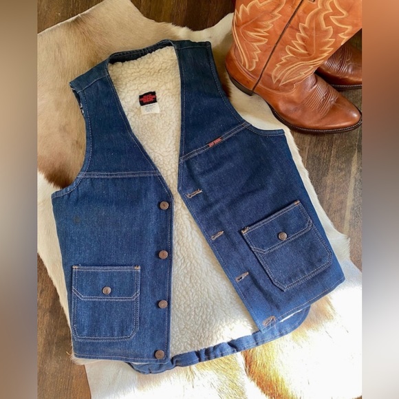Big Ben Other - SOLD! ♥️ Big Ben Denim Sherpa Lined Vest